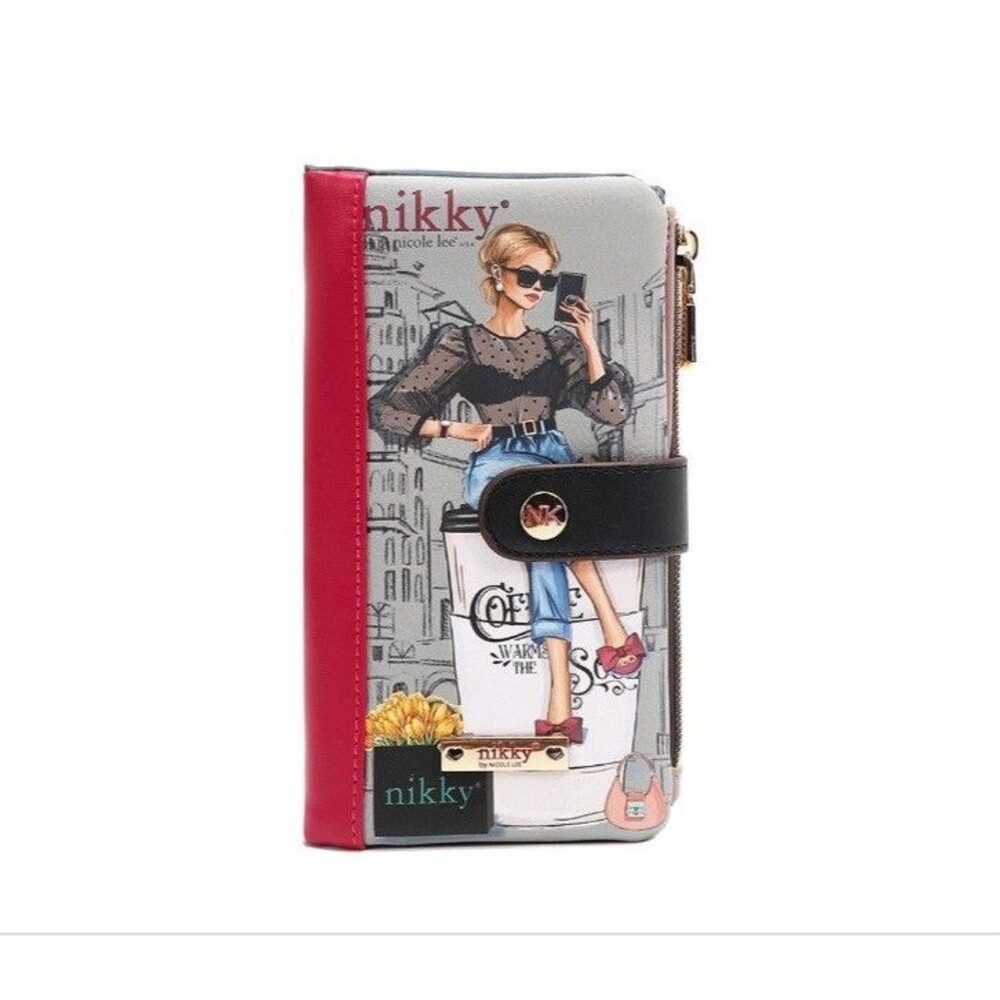 Nikky By Nicole Lee RFID Wallet Urabn Coffee Dream Eco-leather Leather
